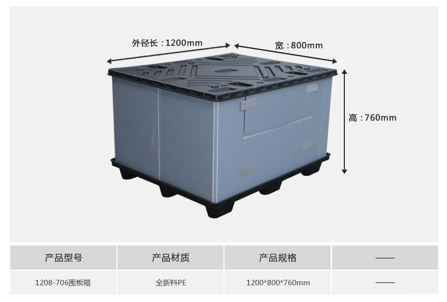 星空电竞综合登录入口1208-760塑料围板箱