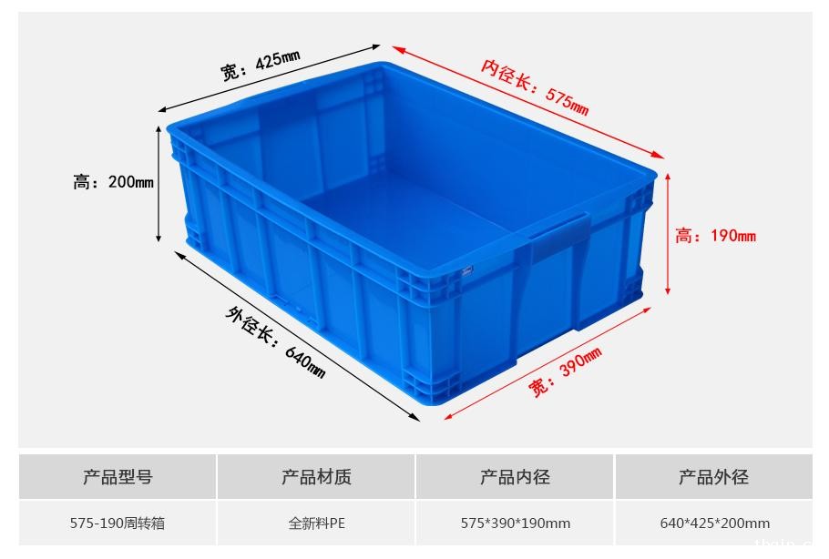 星空电竞综合登录入口575-190塑料周转箱